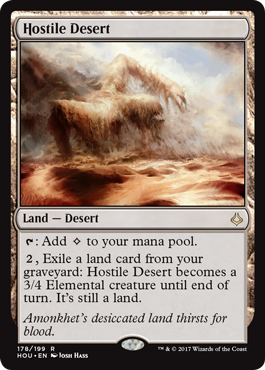 Hostile Desert (Hour of Devastation) Near Mint