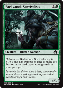 Backwoods Survivalists (Eldritch Moon) Near Mint