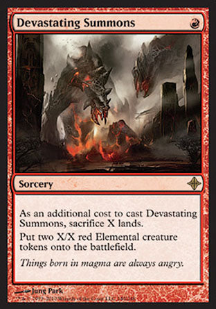 Devastating Summons (Rise of the Eldrazi) Near Mint Foil