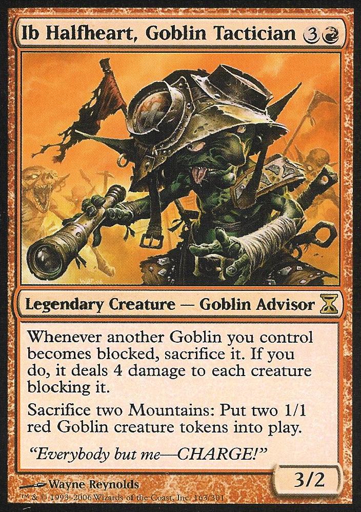 Ib Halfheart, Goblin Tactician (Time Spiral) Near Mint Foil