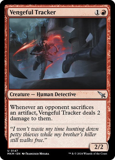 Vengeful Tracker (Murders at Karlov Manor) Near Mint