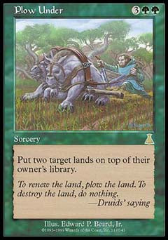 Plow Under (Urza's Destiny) Near Mint Foil