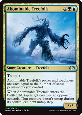 Abominable Treefolk (Modern Horizons) Near Mint