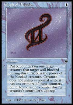 Glyph of Delusion (Legends) Near Mint Italian