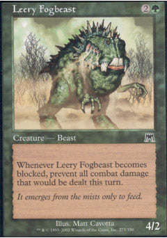 Leery Fogbeast (Onslaught) Light Play Foil