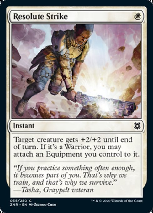 Resolute Strike (Zendikar Rising) Near Mint