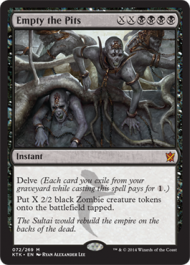 Empty the Pits (Khans of Tarkir) Near Mint