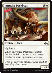 Intrusive Packbeast (Guilds of Ravnica) Near Mint Foil