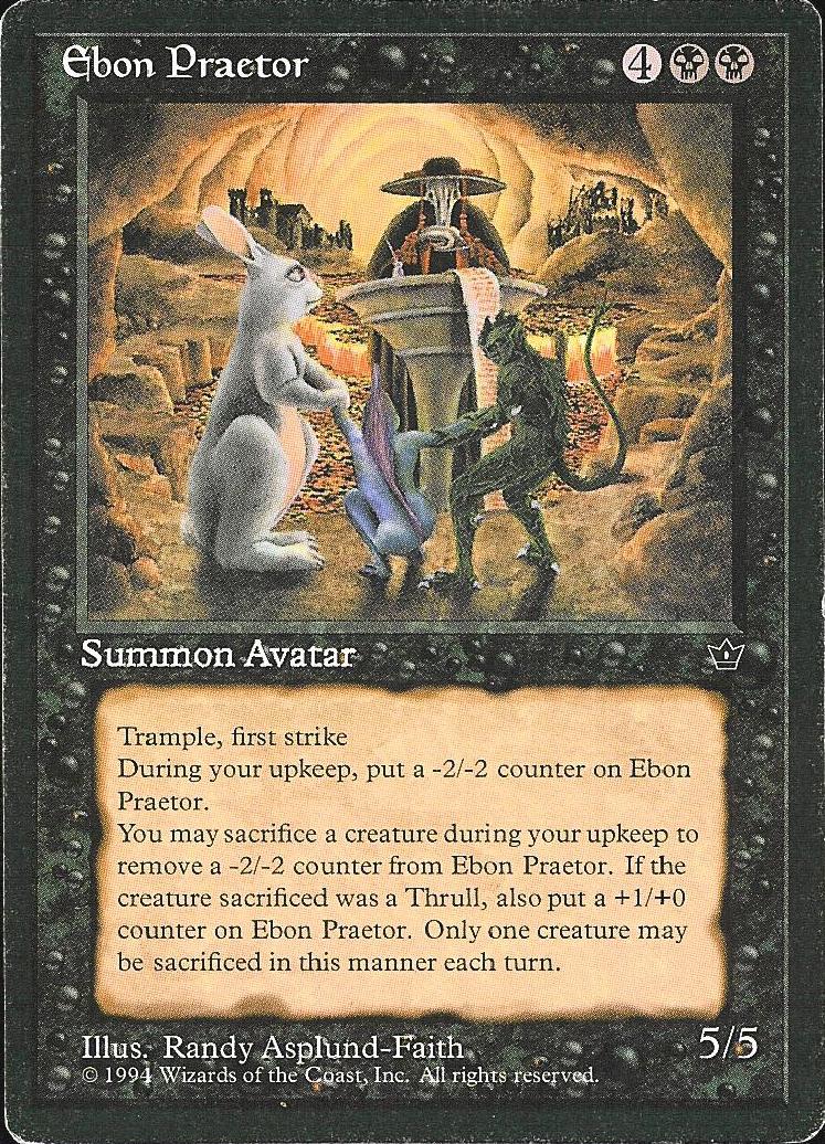 Ebon Praetor (Fallen Empires) Near Mint