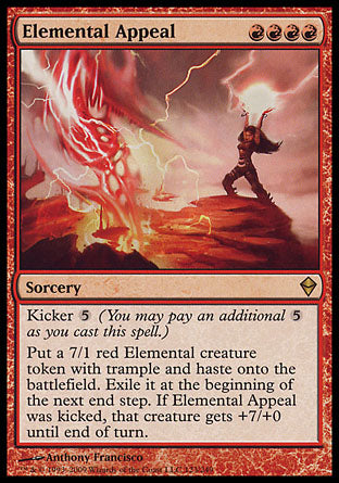Elemental Appeal (Zendikar) Light Play