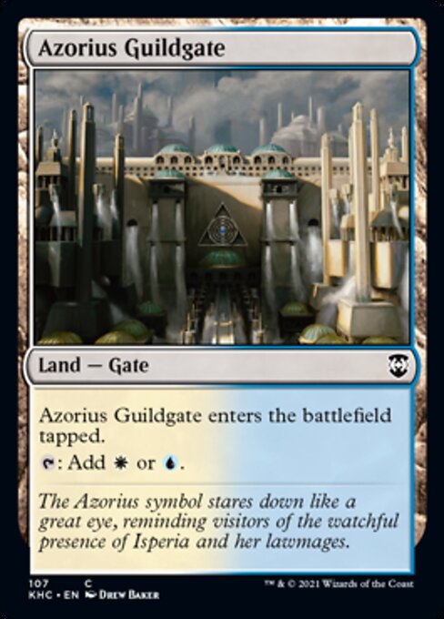 Azorius Guildgate (Commander 2021 Kaldheim) Near Mint