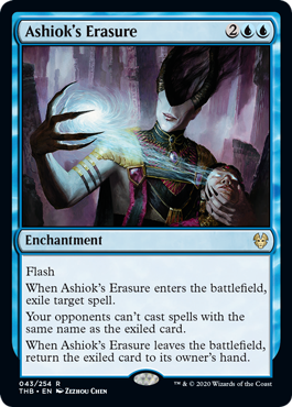 Ashiok's Erasure (Theros Beyond Death) Near Mint Foil