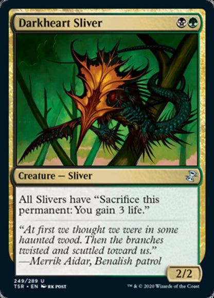 Darkheart Sliver (Time Spiral Remastered) Near Mint