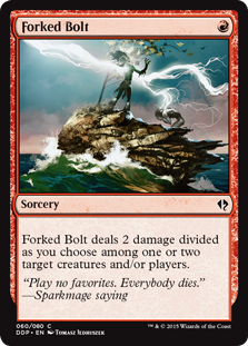 Forked Bolt (Duel Decks: Zendikar vs Eldrazi) Near Mint