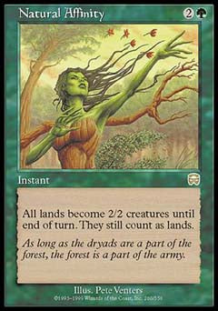 Natural Affinity (Mercadian Masques) Light Play