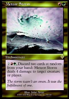 Meteor Storm (Invasion) Near Mint Japanese