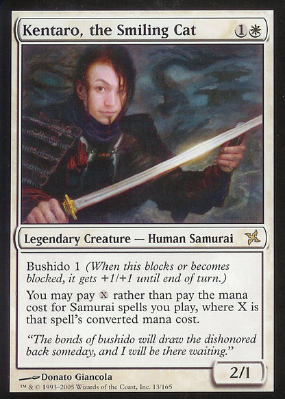 Kentaro, the Smiling Cat (Betrayers of Kamigawa) Light Play Foil