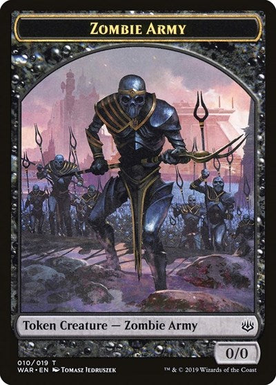 Zombie Army Token (010) (War of the Spark) Near Mint