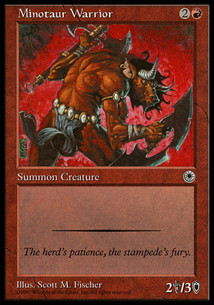 Minotaur Warrior (Portal) Near Mint