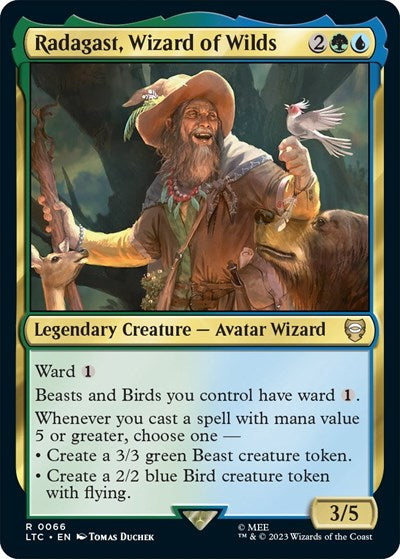 Radagast, Wizard of Wilds (Commander: The Lord of the Rings: Tales of Middle-earth) Near Mint