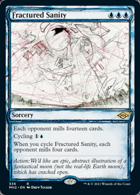 Fractured Sanity (Showcase) (Modern Horizons 2) Near Mint Foil