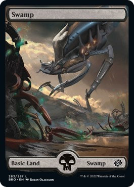 Swamp (283) - Full Art (The Brothers' War) Near Mint Foil