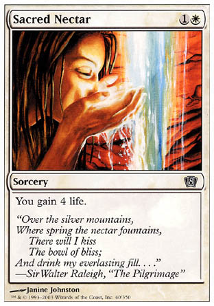Sacred Nectar (8th Edition) Good