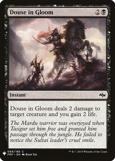 Douse in Gloom (Mystery Booster) Near Mint