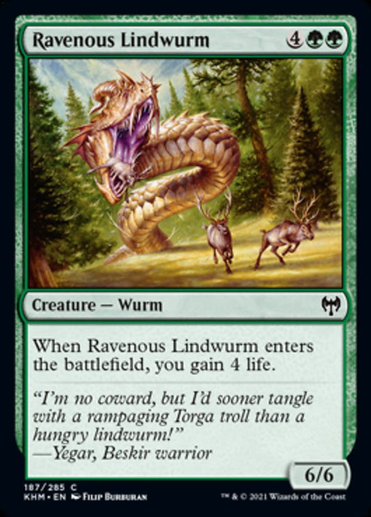 Ravenous Lindwurm (Kaldheim) Near Mint