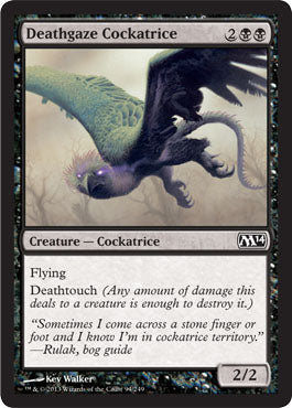 Deathgaze Cockatrice (Magic 2014 Core Set) Near Mint Foil