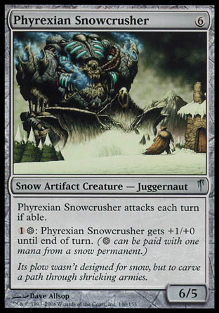 Phyrexian Snowcrusher (Coldsnap) Near Mint