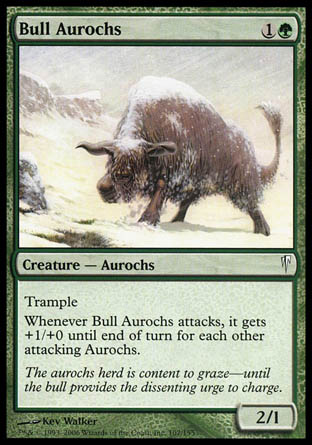 Bull Aurochs (Coldsnap) Near Mint Foil