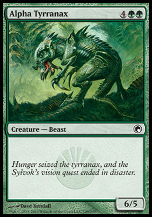 Alpha Tyrranax (Scars of Mirrodin) Near Mint Foil