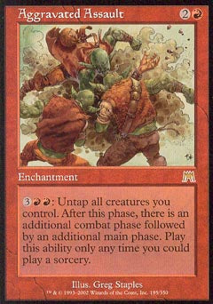 Aggravated Assault (Onslaught) Near Mint Foil