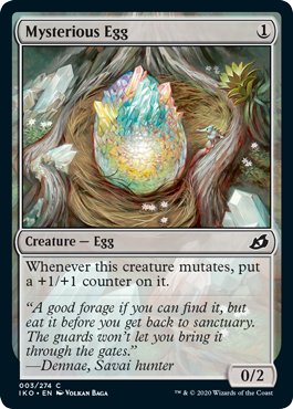 Mysterious Egg (Ikoria: Lair of Behemoths) Near Mint Foil