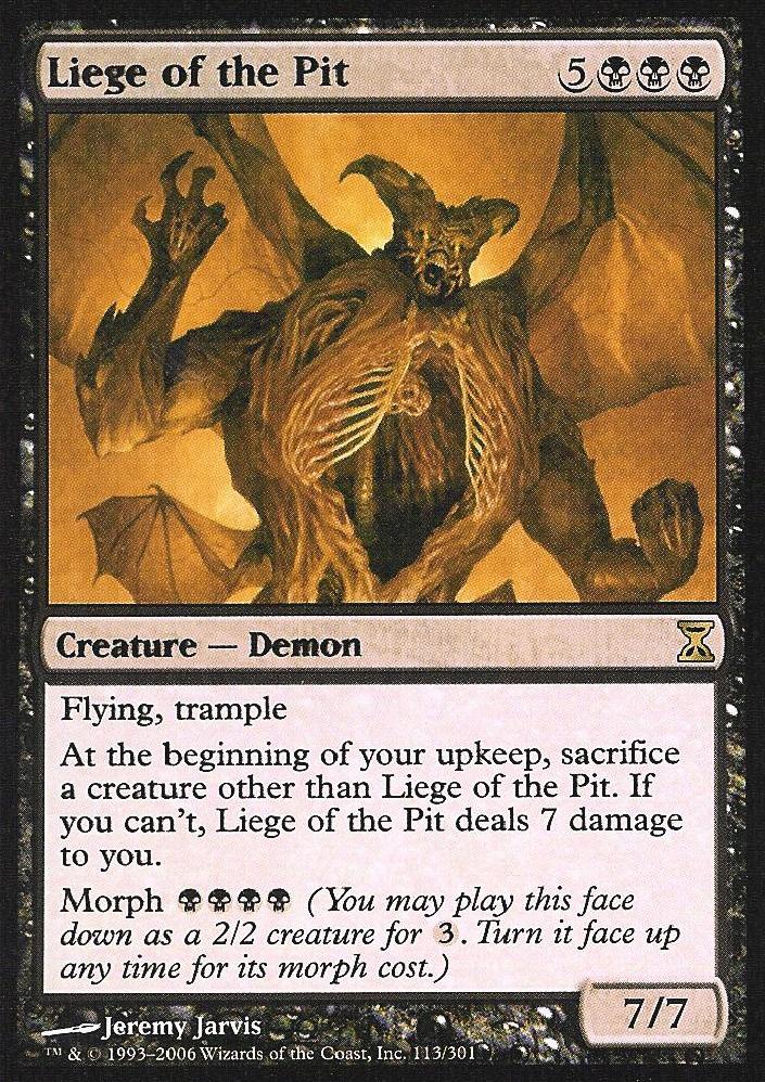 Liege of the Pit (Time Spiral) Near Mint Russian