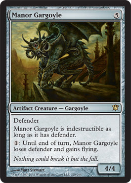 Manor Gargoyle (Innistrad) Near Mint Foil