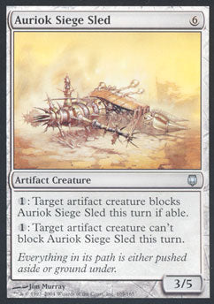 Auriok Siege Sled (Darksteel) Near Mint Foil