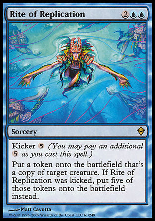 Rite of Replication (Zendikar) Near Mint Foil