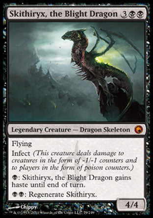 Skithiryx, the Blight Dragon (Scars of Mirrodin) Near Mint Italian