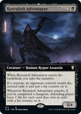 Ravenloft Adventurer (Extended Art) (Commander Legends: Battle for Baldur's Gate) Near Mint