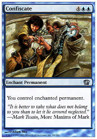 Confiscate (8th Edition) Near Mint Foil