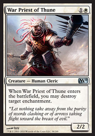 War Priest of Thune (Magic 2011 Core Set) Near Mint Foil