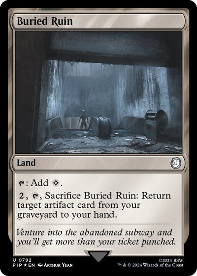 Buried Ruin (Surge Foil) (Universes Beyond: Fallout) Near Mint