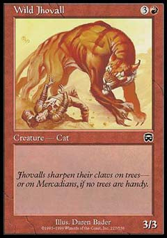 Wild Jhovall (Mercadian Masques) Near Mint