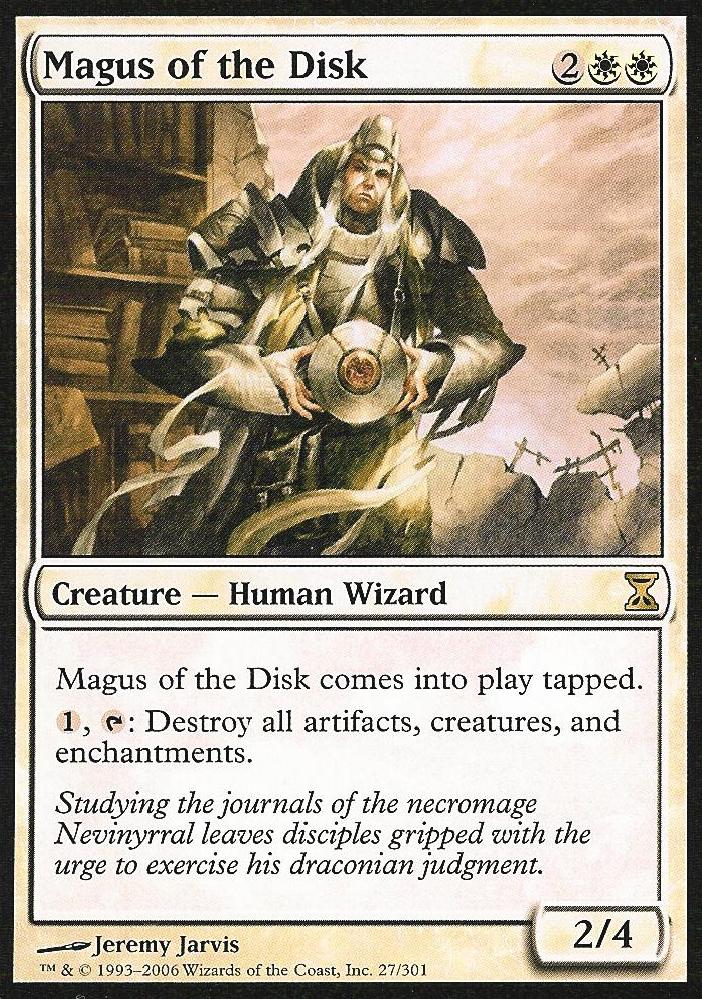 Magus of the Disk (Time Spiral) Near Mint Foil Russian