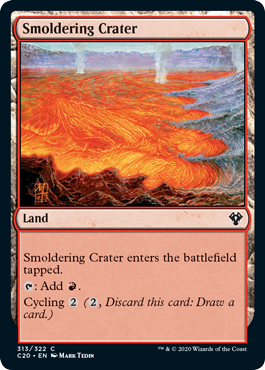 Smoldering Crater (Commander 2020 Ikoria) Near Mint