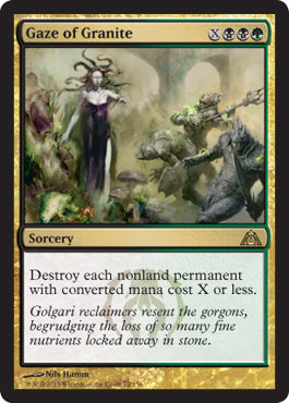 Gaze of Granite (Dragon's Maze) Near Mint Foil