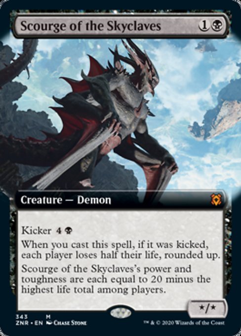 Extended Art Scourge of the Skyclaves (Zendikar Rising) Near Mint