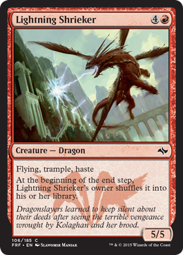 Lightning Shrieker (Fate Reforged) Near Mint